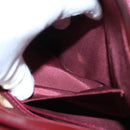 BURBERRY Nova Check Shoulder Bag Canvas Beige Gold Auth 93198-12