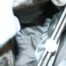 CELINE Macadam Canvas Shoulder Bag Beige Gold Auth 93204-21