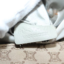 CELINE Macadam Canvas Shoulder Bag Beige Gold Auth 93204-12