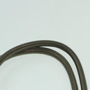 CELINE Macadam Canvas Shoulder Bag Beige Gold Auth 93204-8