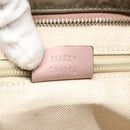GUCCI GG Canvas Shoulder Bag Nylon Gray Silver 314529 Auth 93218-12