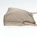 GUCCI GG Canvas Shoulder Bag Nylon Gray Silver 314529 Auth 93218-4