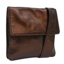 CHANEL Shoulder Bag Leather Bronze Gold CC Auth 93241-1