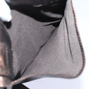 CHANEL Shoulder Bag Leather Bronze Gold CC Auth 93241-24