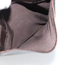 CHANEL Schoudertas Leer Brons Goud CC Auth 93241-25