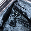 PRADA Hand Bag Suede Brown Auth 93244-21