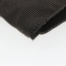 HERMES Shoulder Pouch Canvas Gray Auth 93263-14