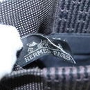 HERMES Shoulder Pouch Canvas Gray Auth 93263-10