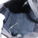 HERMES Shoulder Pouch Canvas Gray Auth 93263-11