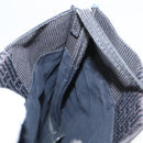 HERMES Shoulder Pouch Canvas Gray Auth 93263-17