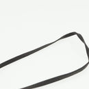 HERMES Shoulder Pouch Canvas Gray Auth 93263-8