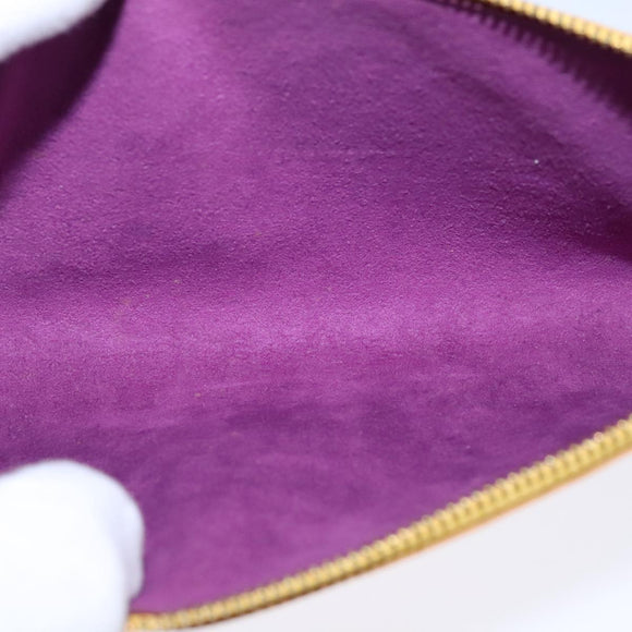 LOUIS VUITTON Epi Pochette Accessoires Pouch Yellow M52989 LV Auth 93274V