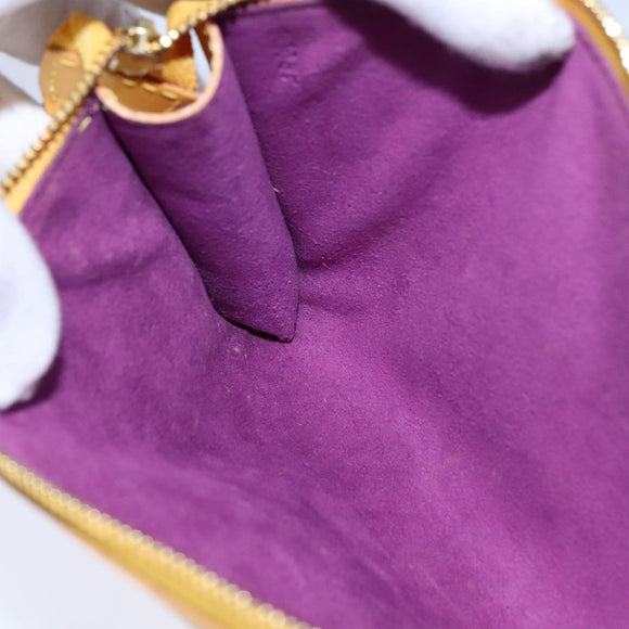 LOUIS VUITTON Epi Pochette Accessoires Pouch Yellow M52989 LV Auth 93274V