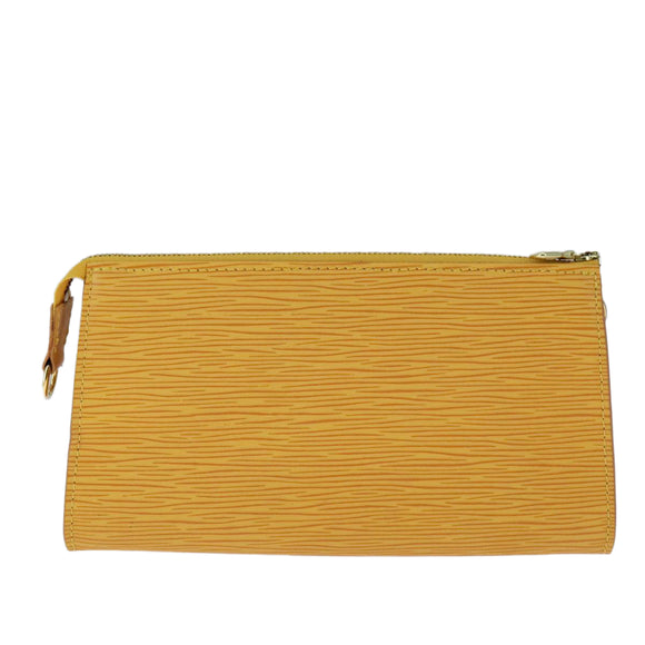 LOUIS VUITTON Epi Pochette Accessoires Pouch Yellow M52989 LV Auth 93274V