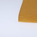 LOUIS VUITTON Epi Pochette Accessoires Pouch Yellow M52989 LV Auth 93274V-7