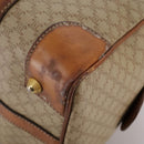 CELINE Macadam Canvas Hand Bag Beige Auth 93277-9