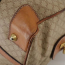 CELINE Macadam Canvas Hand Bag Beige Auth 93277-16