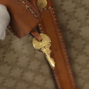 CELINE Macadam Canvas Hand Bag Beige Auth 93277-10