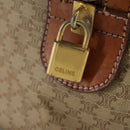 CELINE Macadam Canvas Hand Bag Beige Auth 93277-19