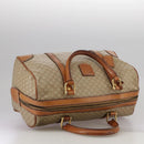CELINE Macadam Canvas Hand Bag Beige Auth 93277-6