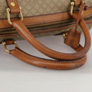 CELINE Macadam Canvas Hand Bag Beige Auth 93277-7