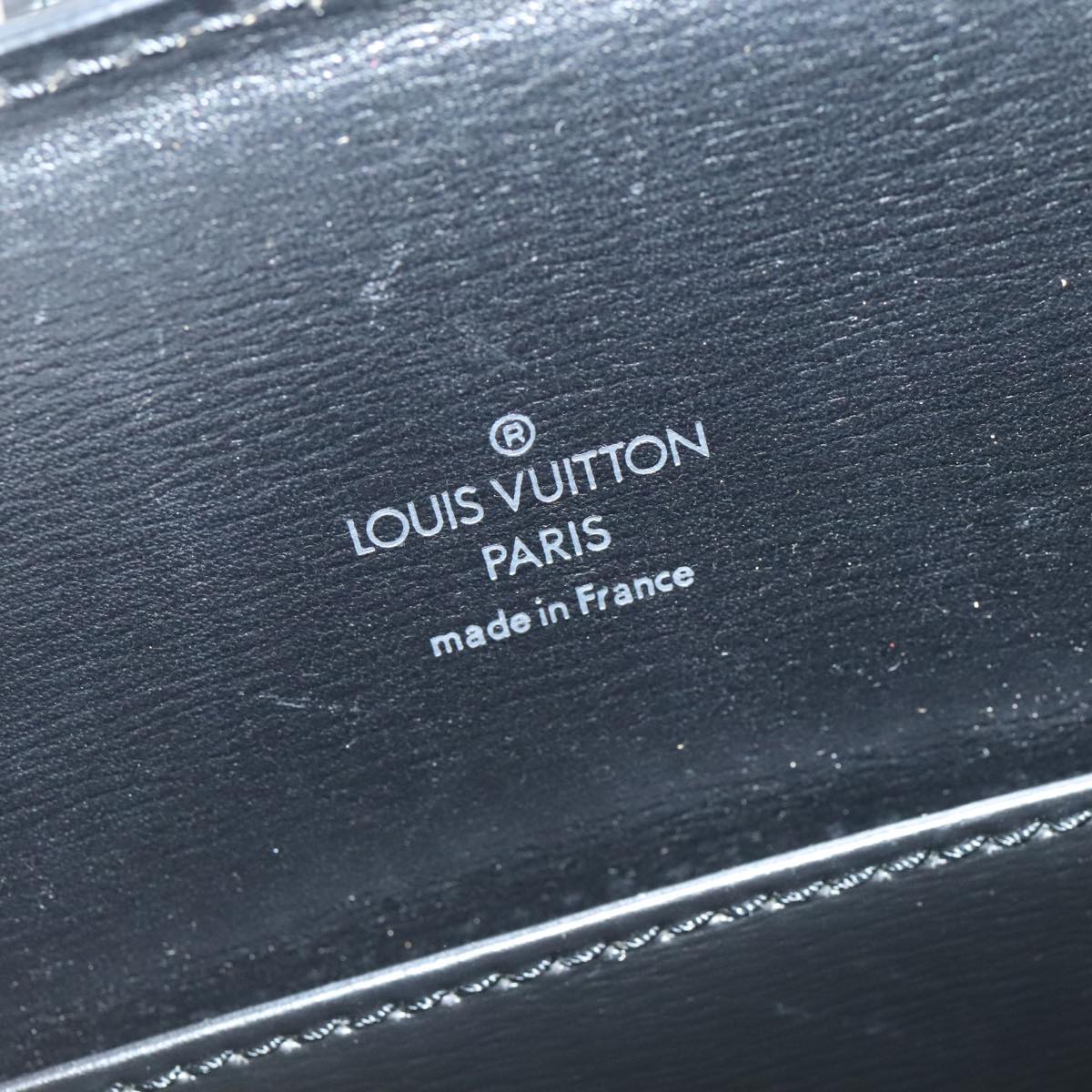 LOUIS VUITTON Epi Capuchin Shoulder Bag Black M52342 LV Auth 93295