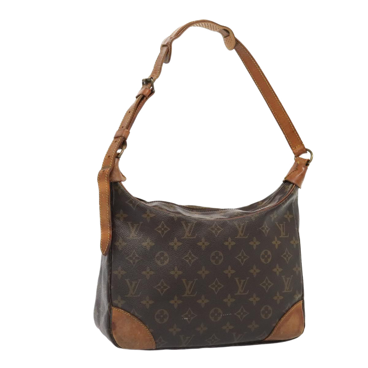 LOUIS VUITTON Monogram Boulogne 30 Shoulder Bag M51265 LV Auth 93321