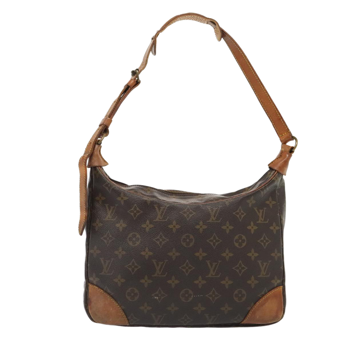 LOUIS VUITTON Monogram Boulogne 30 Shoulder Bag M51265 LV Auth 93321