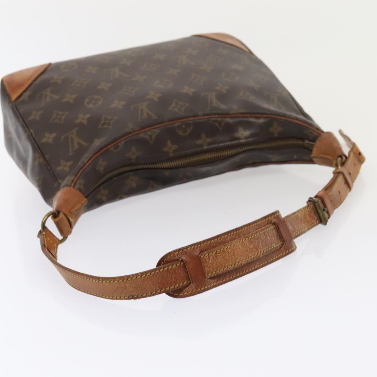 LOUIS VUITTON Monogram Boulogne 30 Shoulder Bag M51265 LV Auth 93321