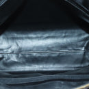 CHANEL Chain Turn Lock Tote Bag Patent leather Gold Black CC Auth 93339-10