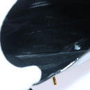 CHANEL Chain Turn Lock Tote Bag Patent leather Gold Black CC Auth 93339-24