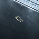 CHANEL Chain Turn Lock Tote Bag Patent leather Gold Black CC Auth 93339-26