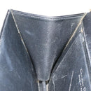 Christian Dior Chain Shoulder Bag Leather Black Gold Auth 93401-20