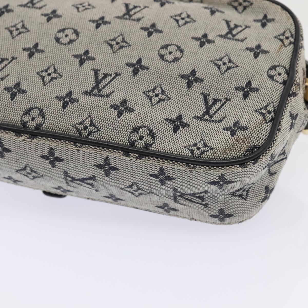 LOUIS VUITTON Monogram Mini Juliet MM Shoulder Bag Blue M92004 LV Auth 93420