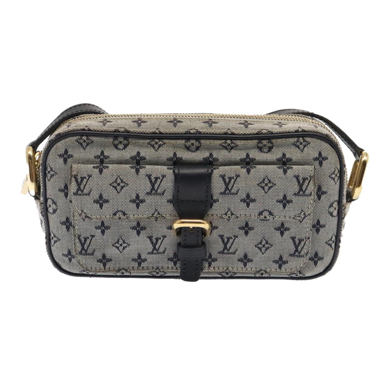 LOUIS VUITTON Monogram Mini Juliet MM Shoulder Bag Blue M92004 LV Auth 93420