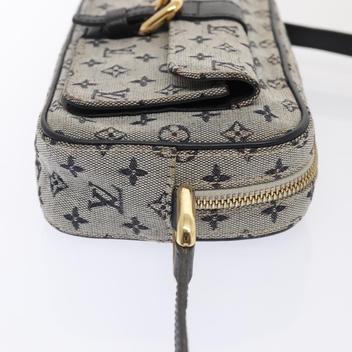 LOUIS VUITTON Monogram Mini Juliet MM Shoulder Bag Blue M92004 LV Auth 93420