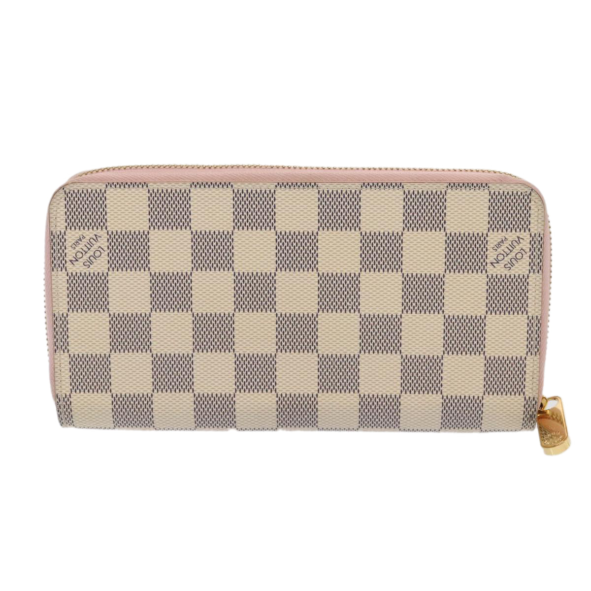 LOUIS VUITTON Damier Azur Zippy Wallet Long Wallet N60019 LV Auth 93435 - 0