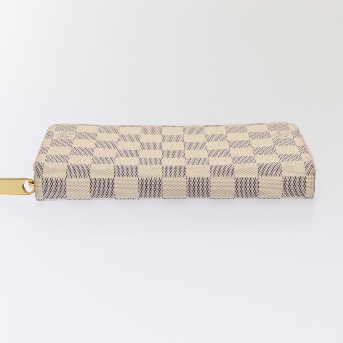 LOUIS VUITTON Damier Azur Zippy Wallet Long Wallet N60019 LV Auth 93435