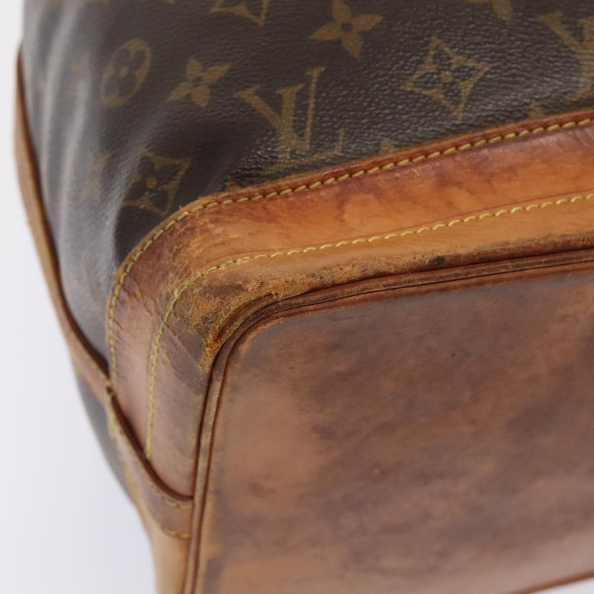 LOUIS VUITTON Monogram Noe Shoulder Bag M42224 LV Auth 93442