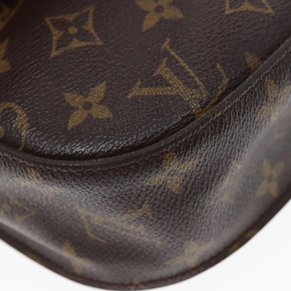 LOUIS VUITTON Monogram Saint Cloud GM Shoulder Bag M51242 LV Auth 93443