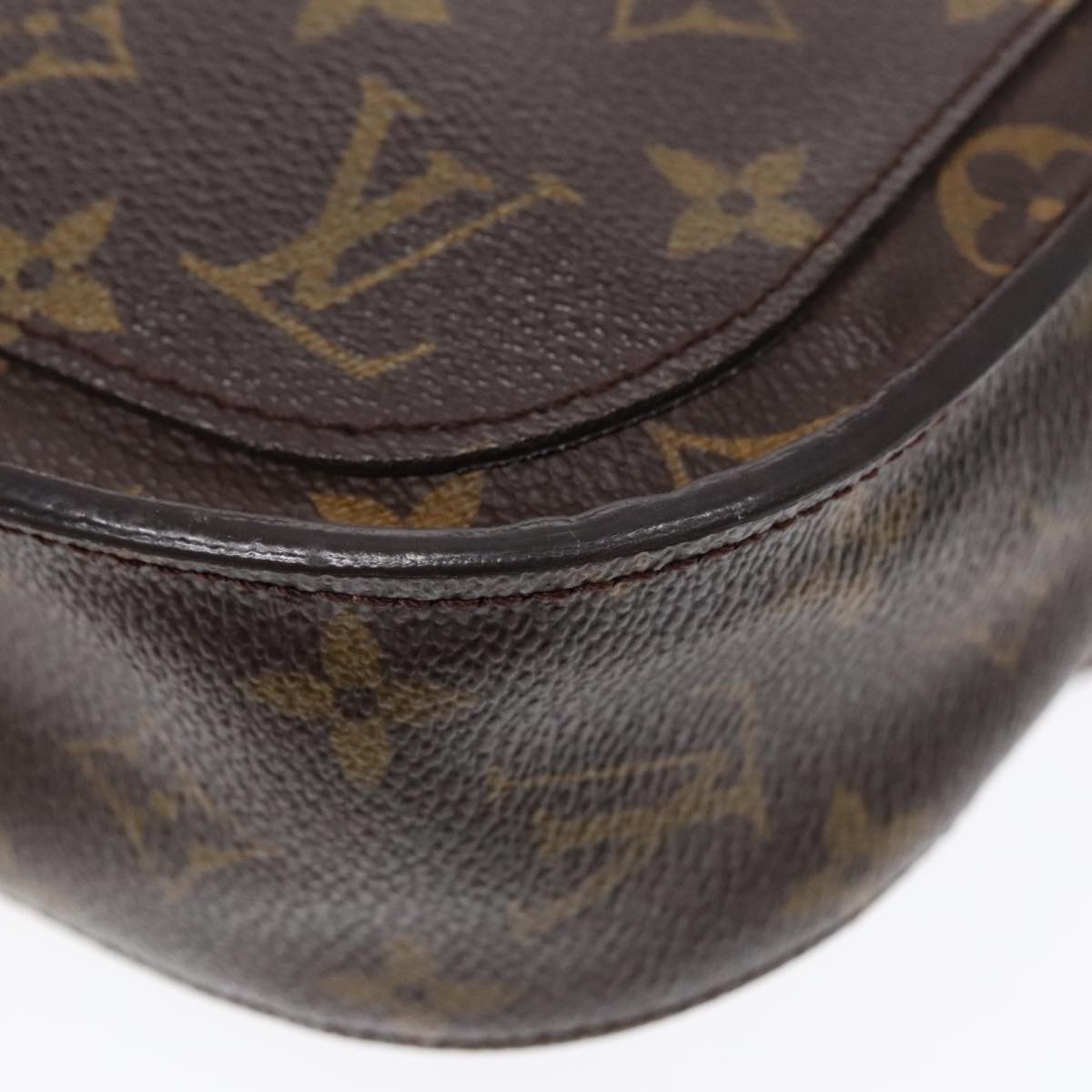 LOUIS VUITTON Monogram Saint Cloud GM Shoulder Bag M51242 LV Auth 93443