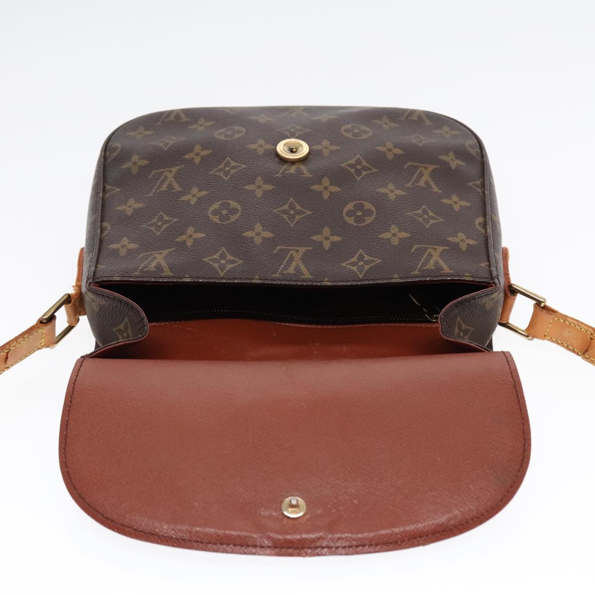 LOUIS VUITTON Monogram Saint Cloud GM Shoulder Bag M51242 LV Auth 93443