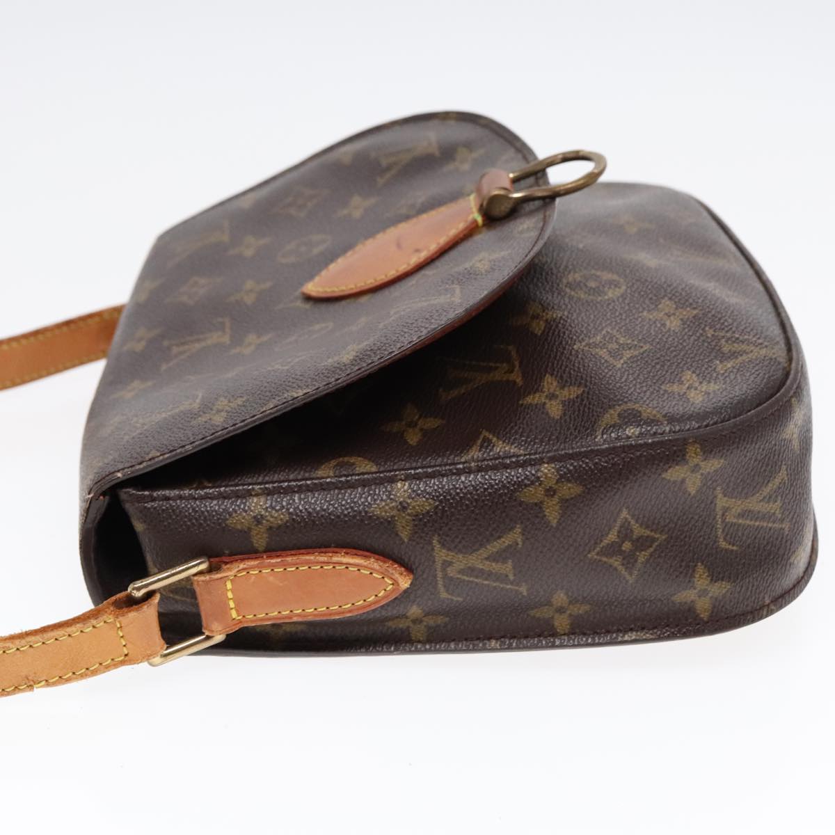 LOUIS VUITTON Monogram Saint Cloud GM Shoulder Bag M51242 LV Auth 93443