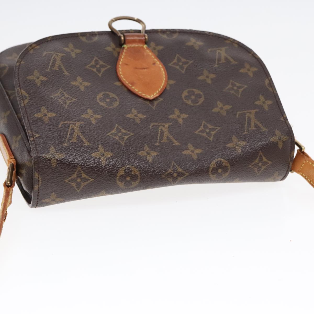 LOUIS VUITTON Monogram Saint Cloud GM Shoulder Bag M51242 LV Auth 93443