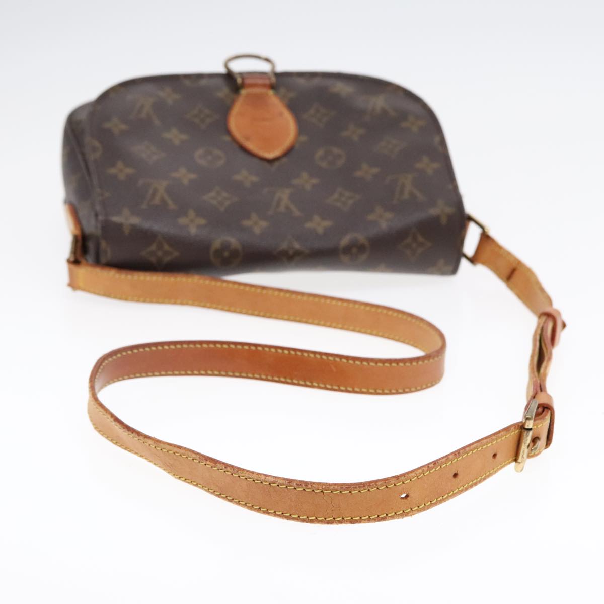 LOUIS VUITTON Monogram Saint Cloud GM Shoulder Bag M51242 LV Auth 93443