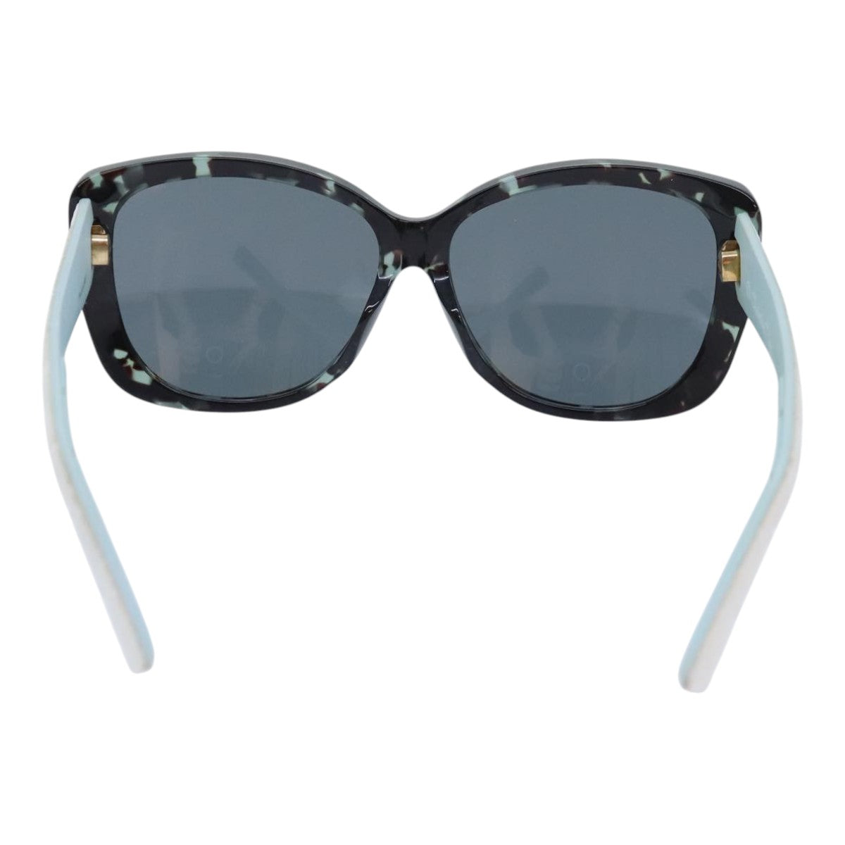 Christian Dior Sunglasses plastic Black White Light blue Auth 93455 - 0