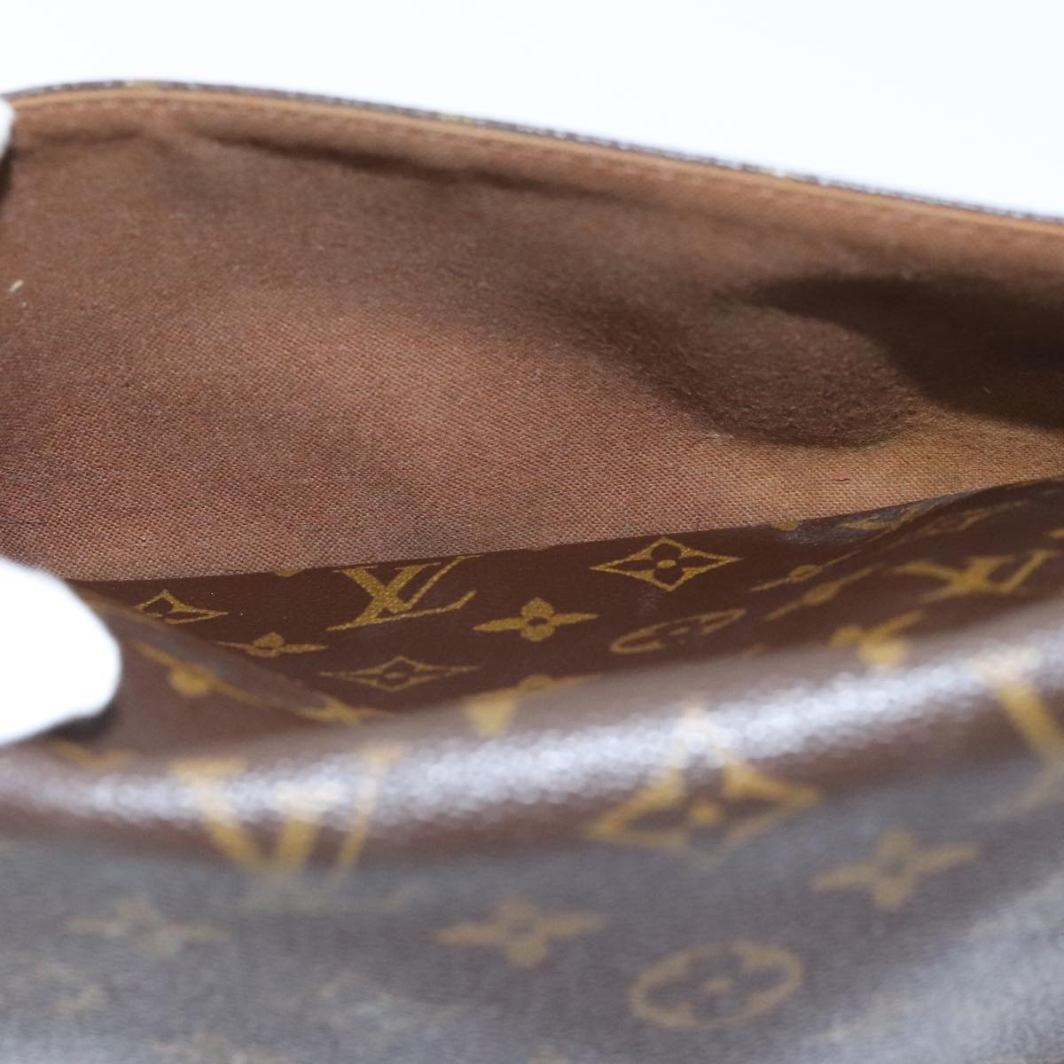 LOUIS VUITTON Monogram Gibeciere MM Shoulder Bag M42247 LV Auth 93467