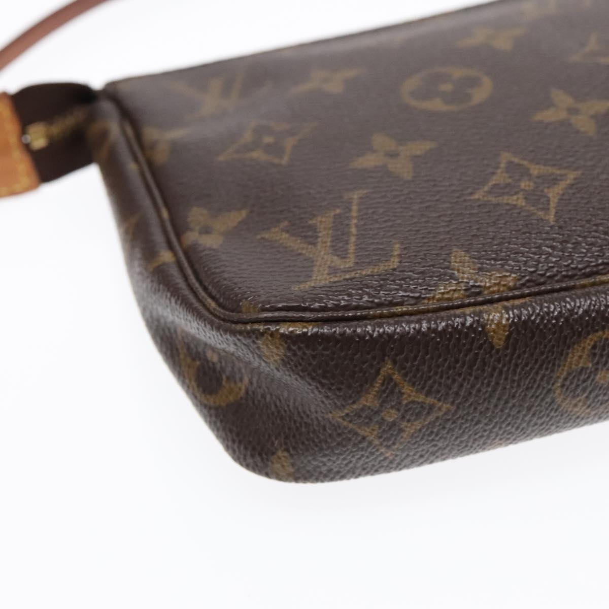 LOUIS VUITTON Monogram Pochette Accessoires Pouch M51980 LV Auth 93479