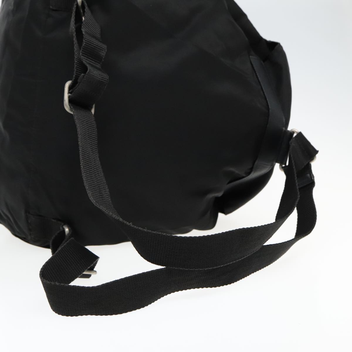 PRADA Backpack Nylon Black Auth 93486