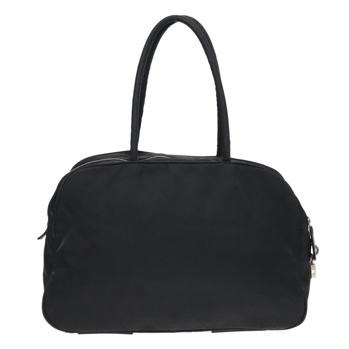 PRADA Hand Bag Nylon Black Auth 93487 - 0